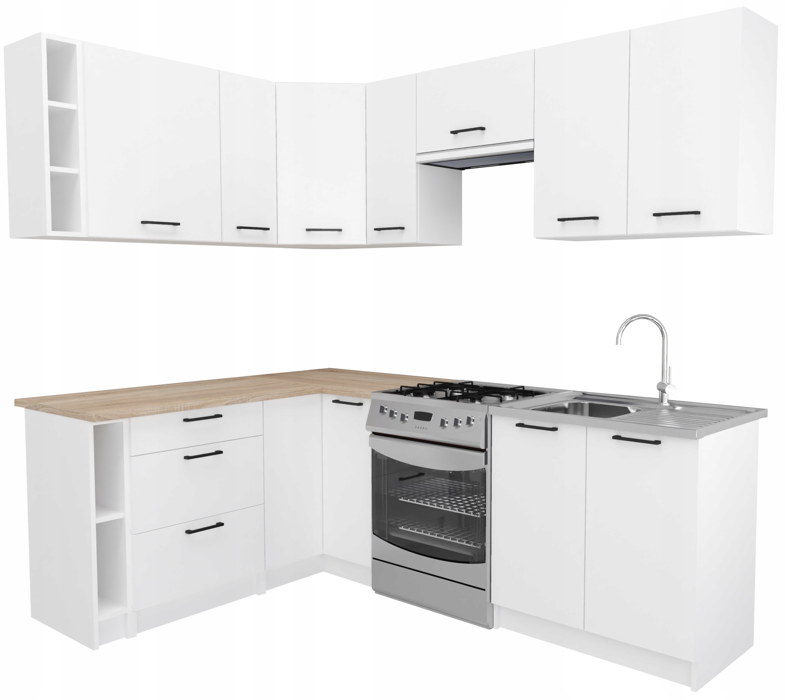 Zestaw mebli kuchennych Cypr Biały