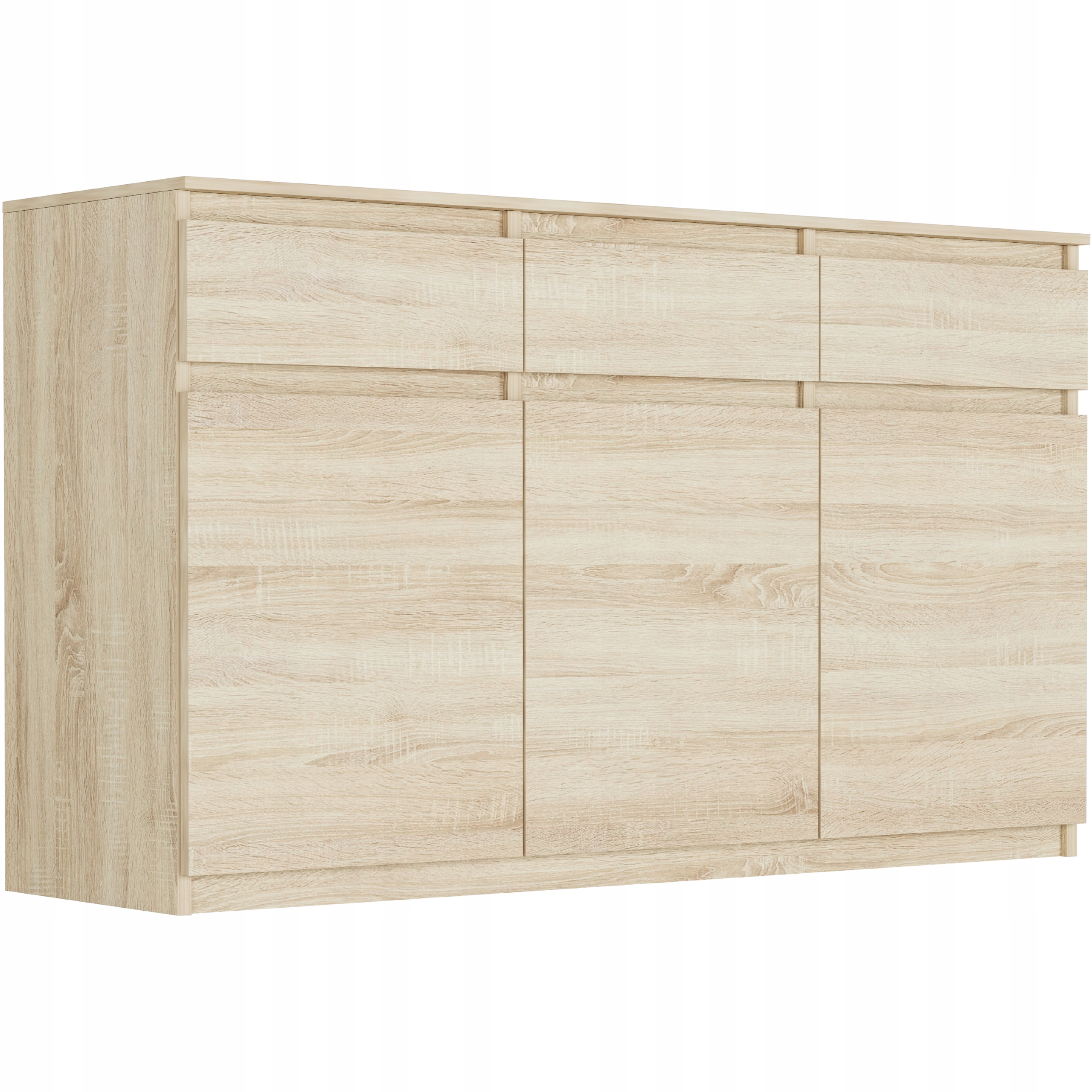 KOMODA 98CM SZAFKA 3 SZUFLADY SONOMA S3
